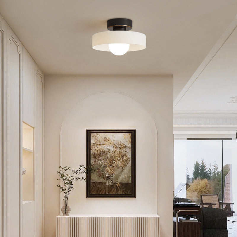 Plafondlamp Geometrisch Ø24cm Messing Glas Koper G9 Fitting Hal Slaapkamer Eetkamer Verlichting Interieur