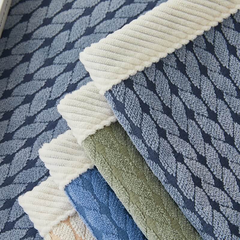 Chenille Bankhoes met Tarwepatroon - Antikras Duurzaam Beschermend voor Elke Bank en Hoekbank Interieur