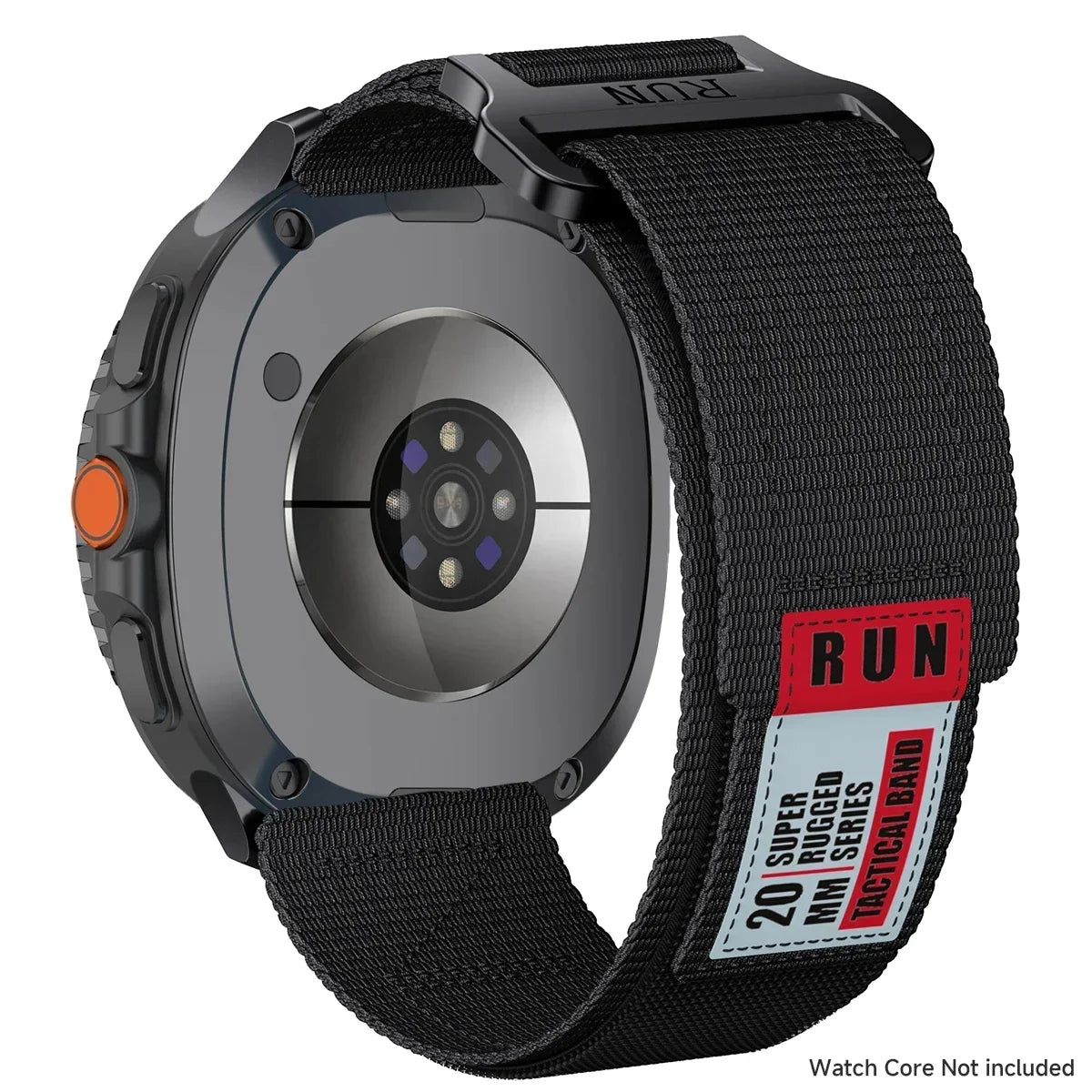 Nylon Smartwatch Bandje Tactical voor Galaxy Watch 8 9 Classic Verstelbaar Sportief Ademend Polsband