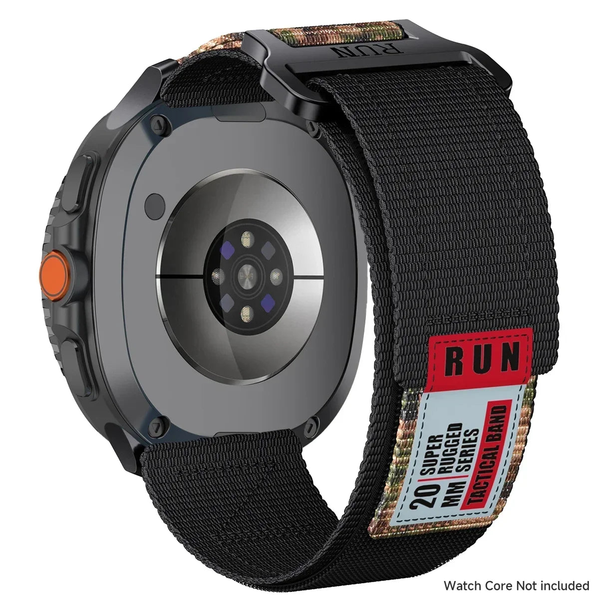 Nylon Smartwatch Bandje Tactical voor Galaxy Watch 8 9 Classic Verstelbaar Sportief Ademend Polsband