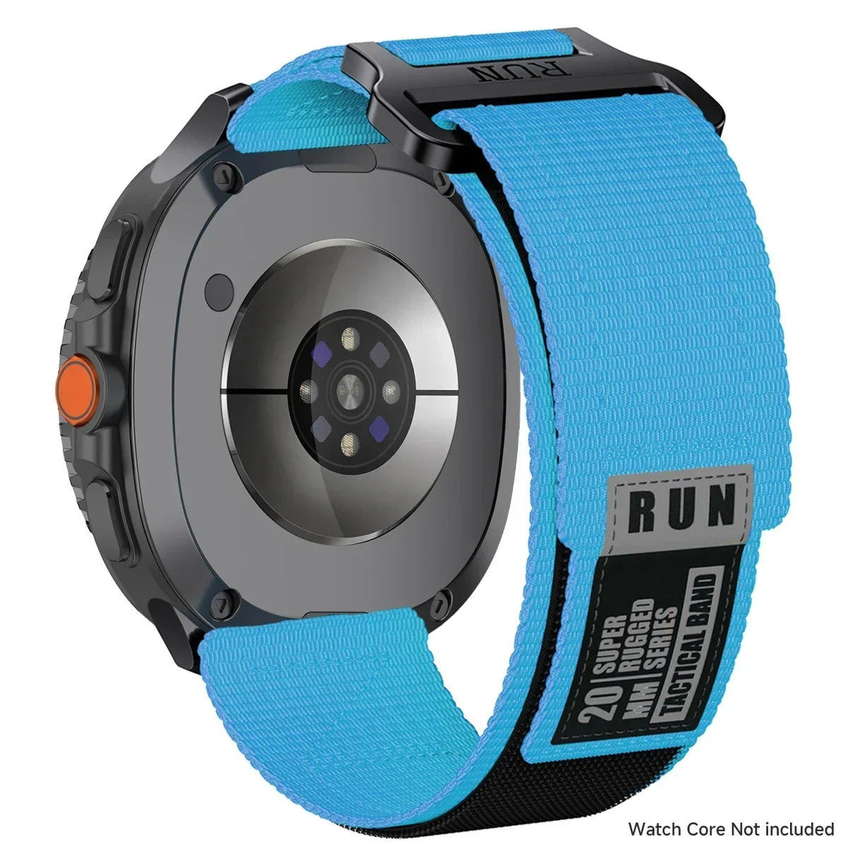 Nylon Smartwatch Bandje Tactical voor Galaxy Watch 8 9 Classic Verstelbaar Sportief Ademend Polsband