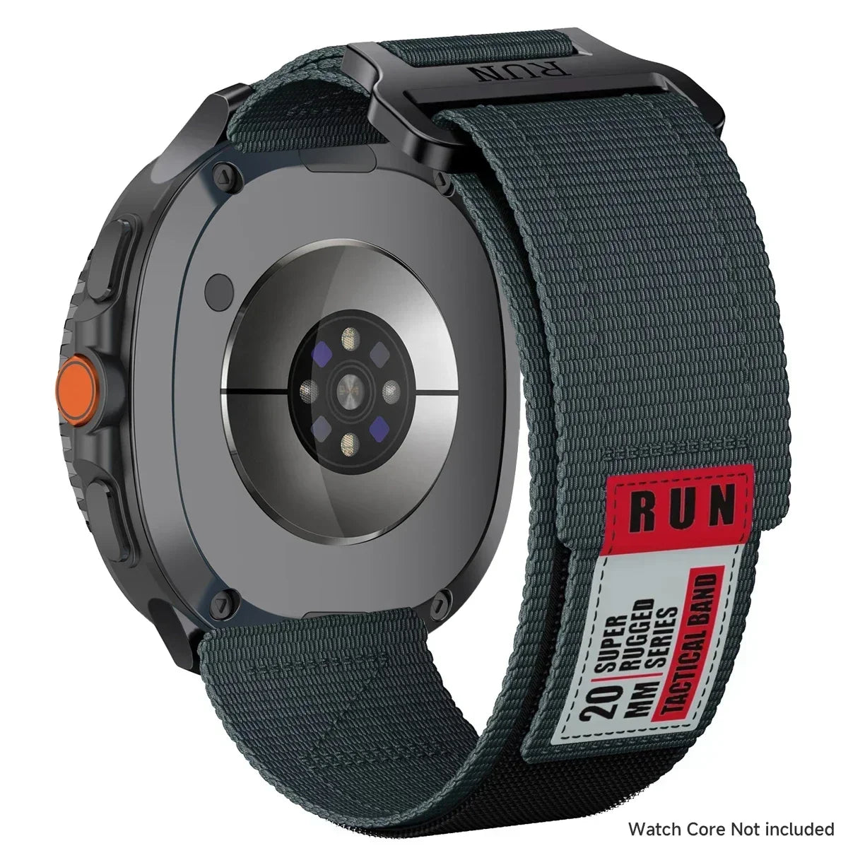 Nylon Smartwatch Bandje Tactical voor Galaxy Watch 8 9 Classic Verstelbaar Sportief Ademend Polsband