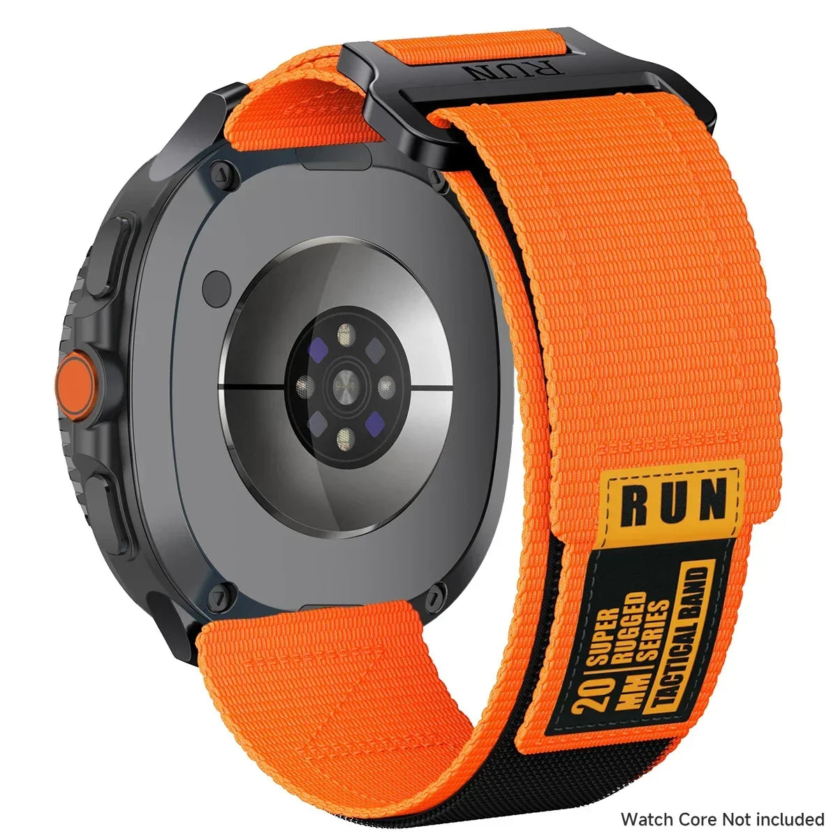 Nylon Smartwatch Bandje Tactical voor Galaxy Watch 8 9 Classic Verstelbaar Sportief Ademend Polsband