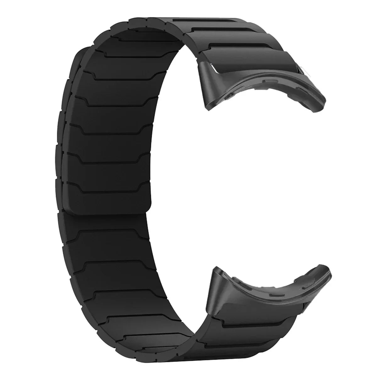 Siliconen Smartwatch Bandje Magnetische Sluiting 41mm 45mm Verstelbaar Sportarmband Polsband Horlogeband