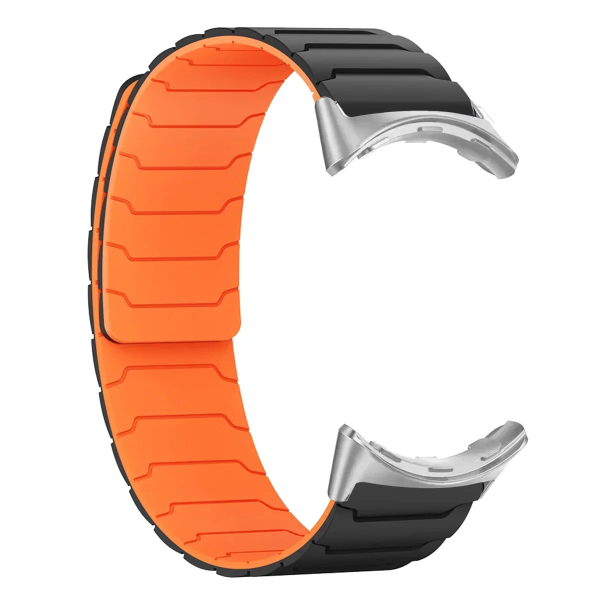 Siliconen Smartwatch Bandje Magnetische Sluiting 41mm 45mm Verstelbaar Sportarmband Polsband Horlogeband