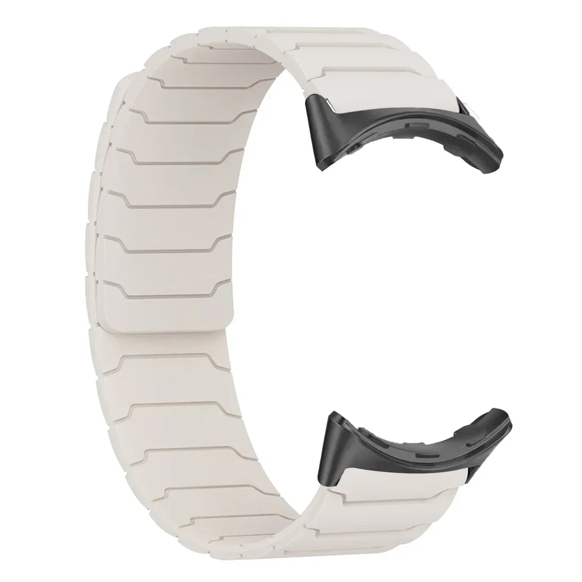 Siliconen Smartwatch Bandje Magnetische Sluiting 41mm 45mm Verstelbaar Sportarmband Polsband Horlogeband