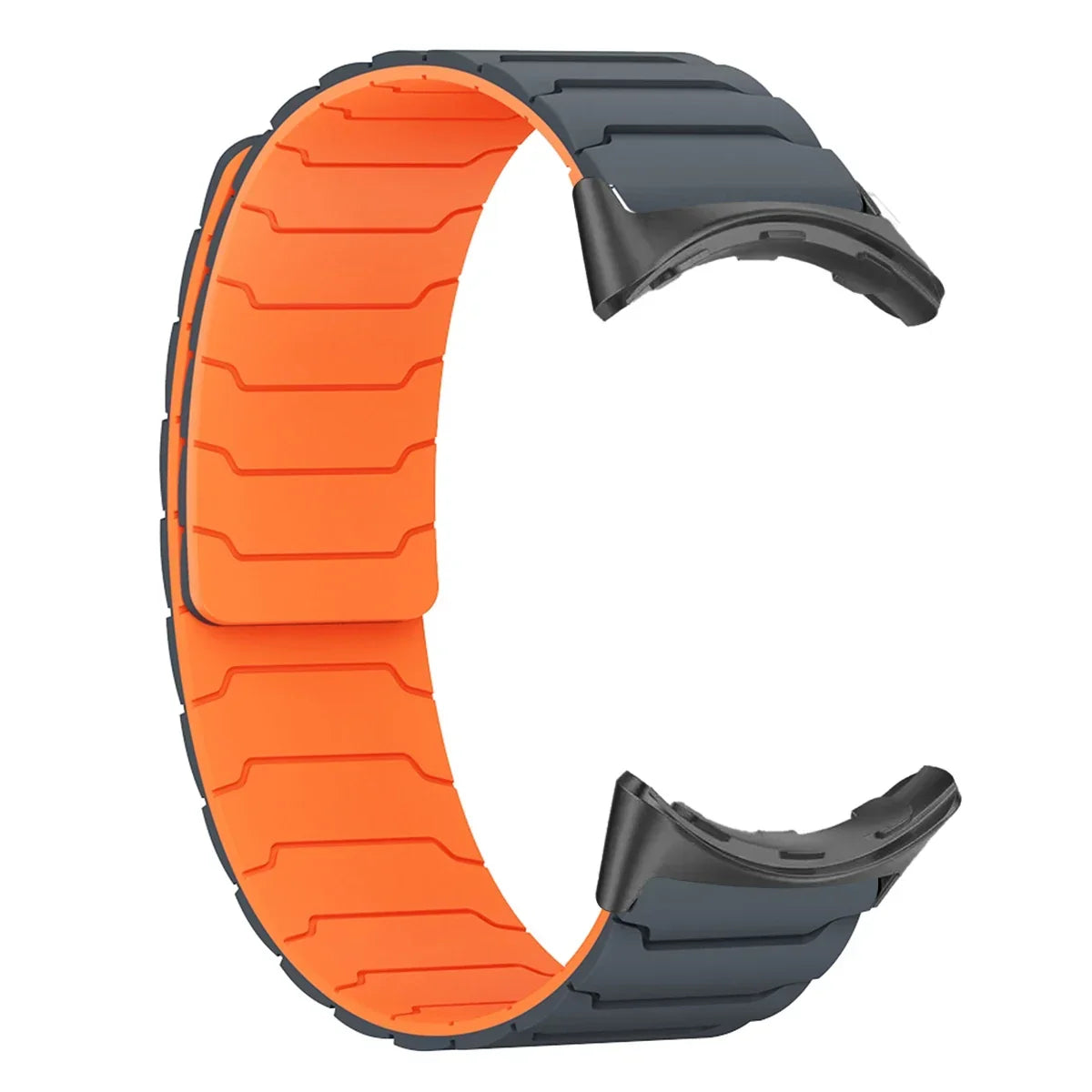 Siliconen Smartwatch Bandje Magnetische Sluiting 41mm 45mm Verstelbaar Sportarmband Polsband Horlogeband