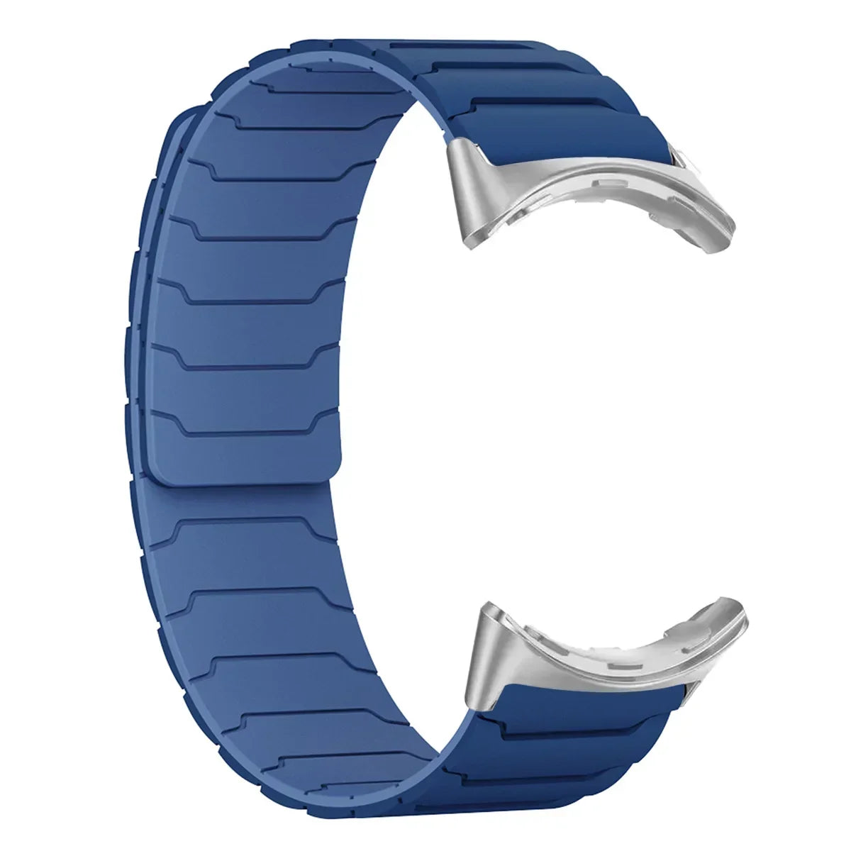 Siliconen Smartwatch Bandje Magnetische Sluiting 41mm 45mm Verstelbaar Sportarmband Polsband Horlogeband