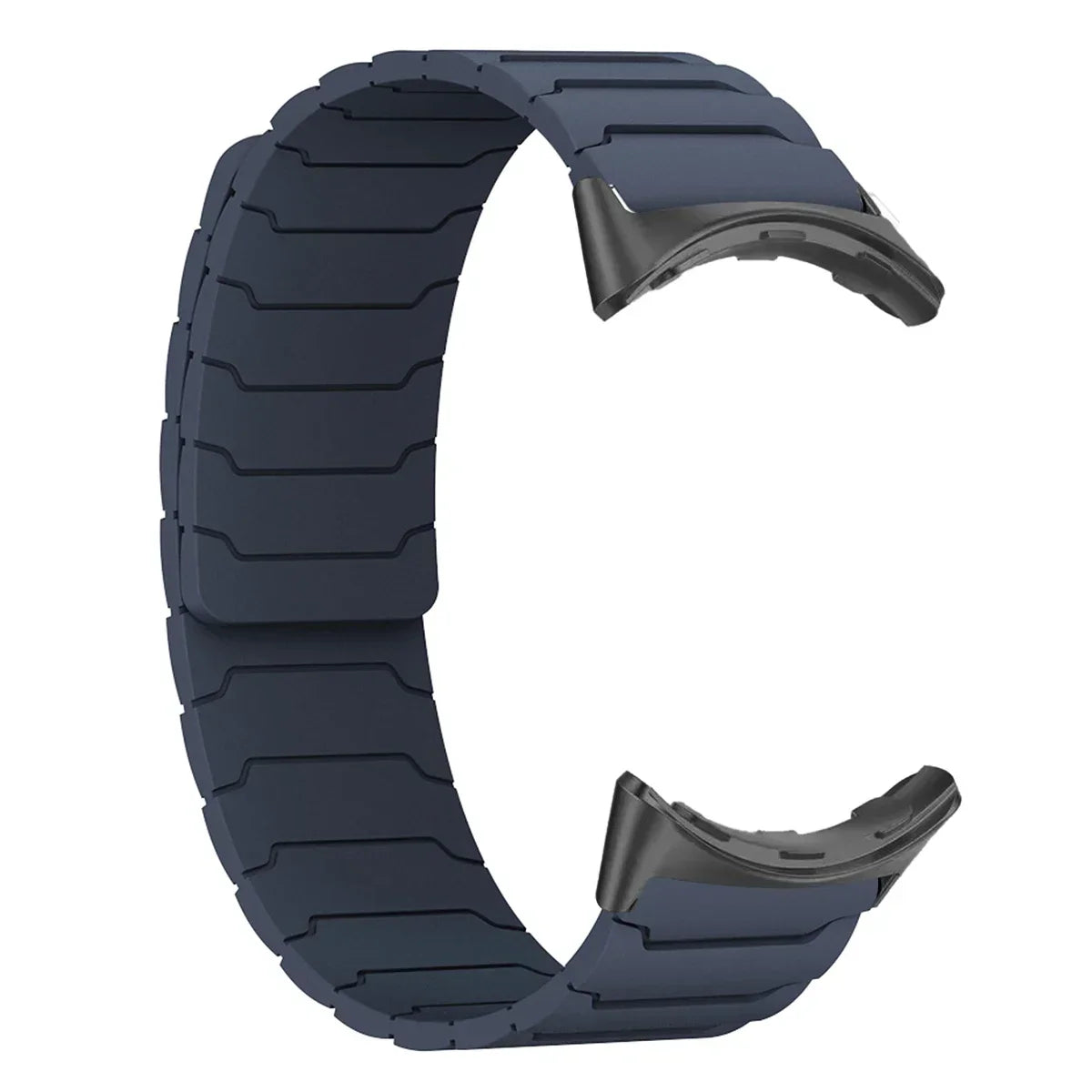 Siliconen Smartwatch Bandje Magnetische Sluiting 41mm 45mm Verstelbaar Sportarmband Polsband Horlogeband