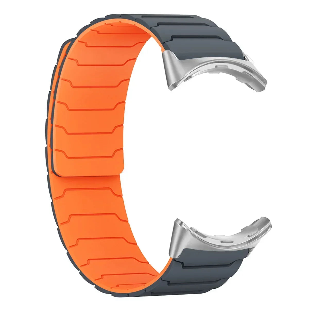 Siliconen Smartwatch Bandje Magnetische Sluiting 41mm 45mm Verstelbaar Sportarmband Polsband Horlogeband