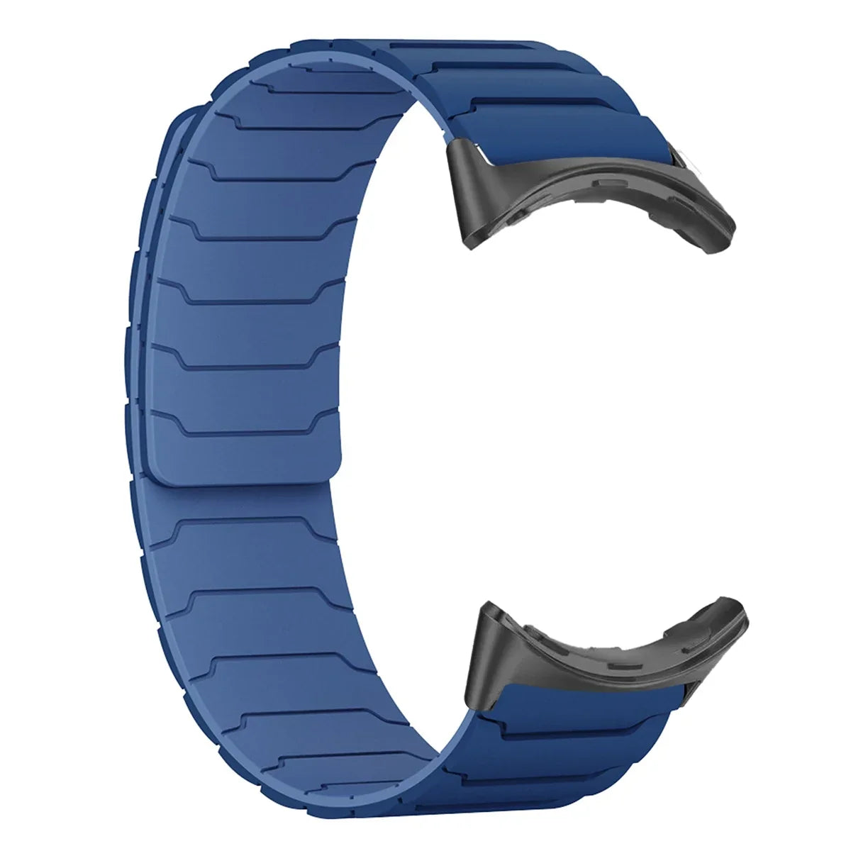 Siliconen Smartwatch Bandje Magnetische Sluiting 41mm 45mm Verstelbaar Sportarmband Polsband Horlogeband