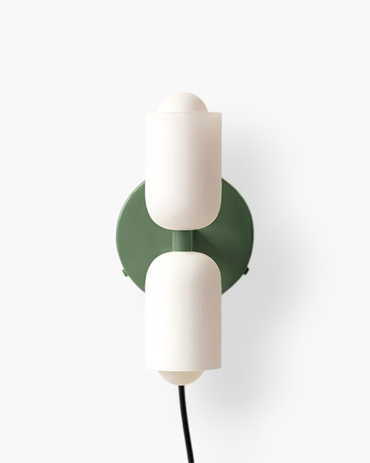 Wandlamp met Dubbele Glazen Kappen voor Slaapkamer en Woonkamer - E27 Wandverlichting