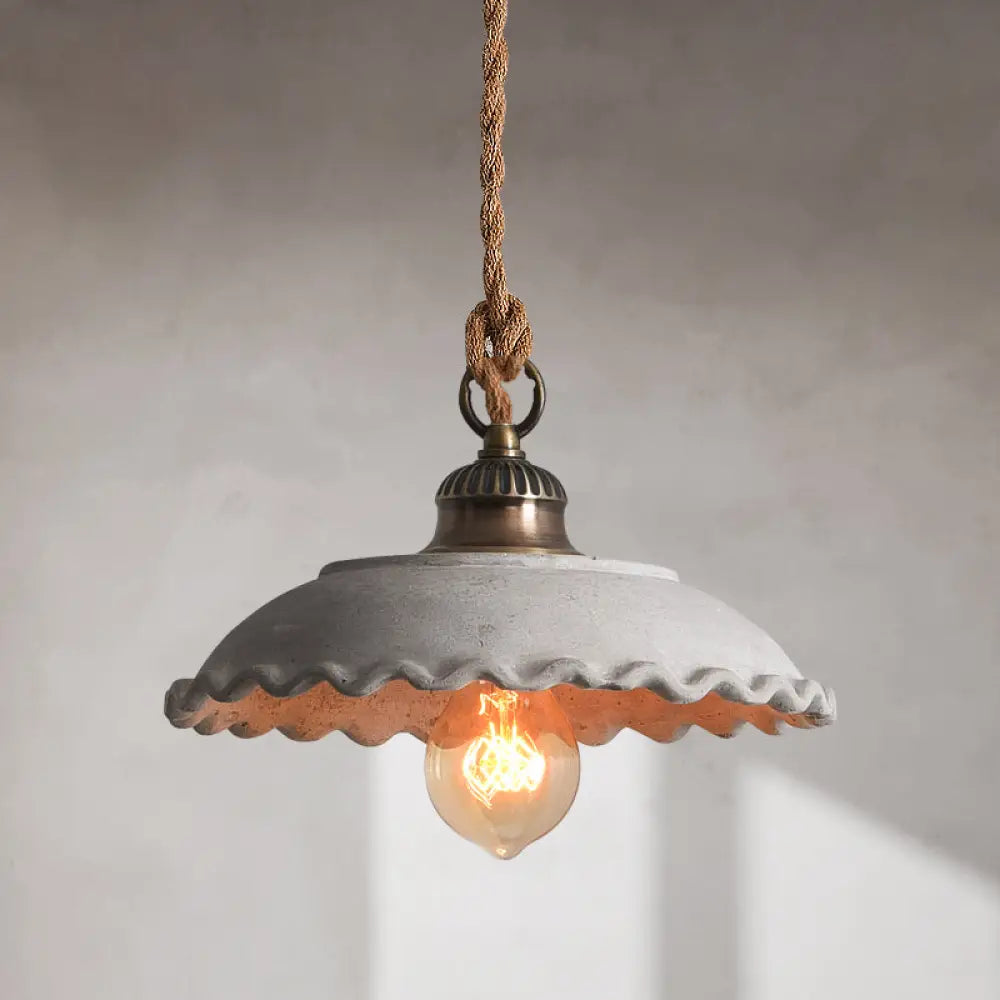 Betonnen Hanglamp Grijs Eetkamer Minimalistisch Design Plafondverlichting Scandinavisch Industrieel E27