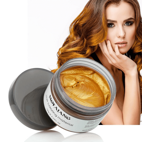 Styling Haarwas - Tijdelijke Kleur Styling Wax voor Natuurlijke Haarverf