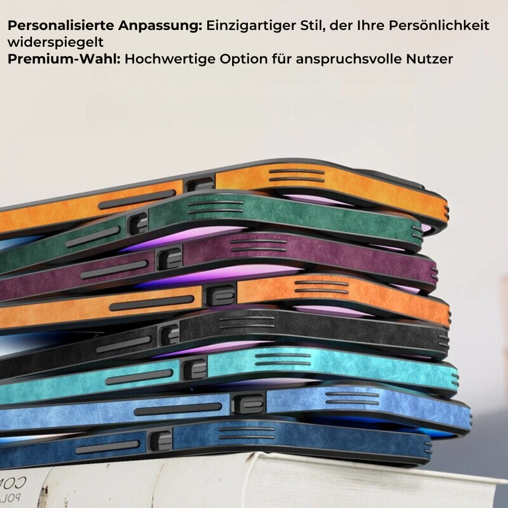 Smartphone Hoesje in Leerlook - Slank Design met Valbescheming & MagSafe-Compatibiliteit voor iPhone 16/15/14/13/12