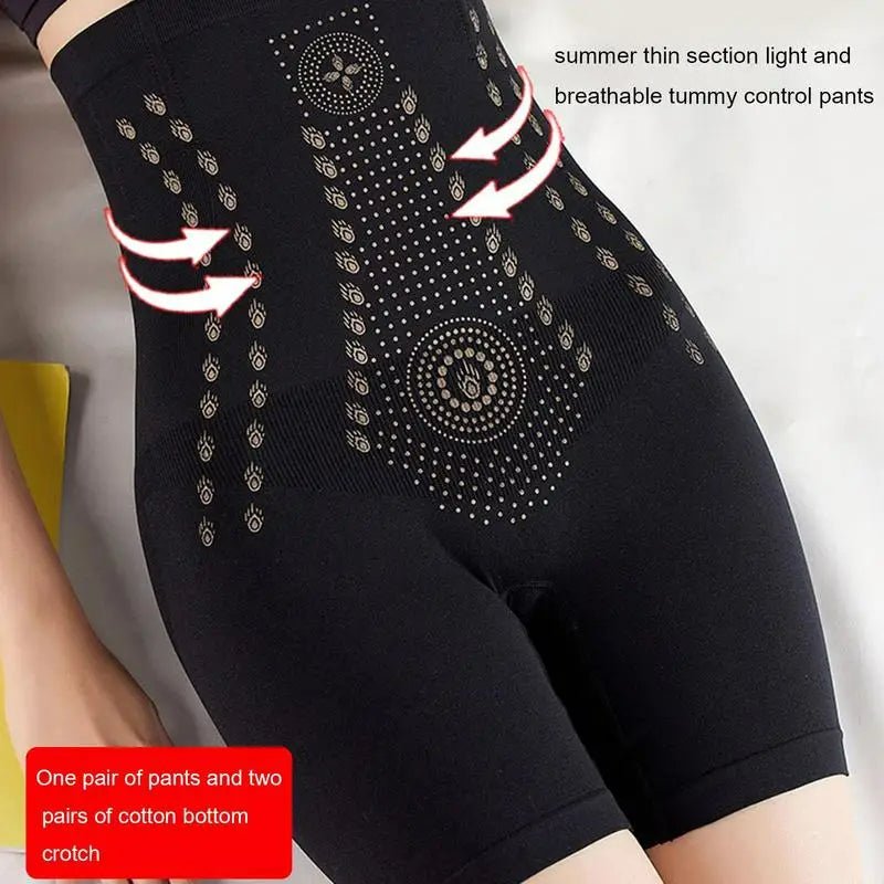 Corrigerende Short Hoge Taille Dames Shapewear Buikcontrole Onderbroek Naadloos Stretch Comfortabel Zwart
