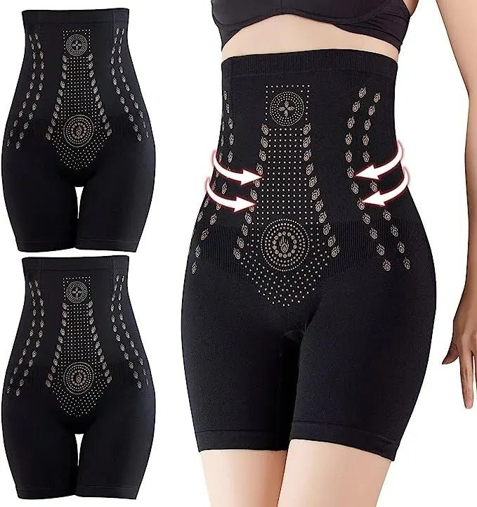 Corrigerende Short Hoge Taille Dames Shapewear Buikcontrole Onderbroek Naadloos Stretch Comfortabel Zwart
