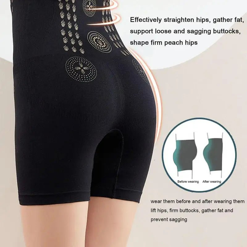 Corrigerende Short Hoge Taille Dames Shapewear Buikcontrole Onderbroek Naadloos Stretch Comfortabel Zwart