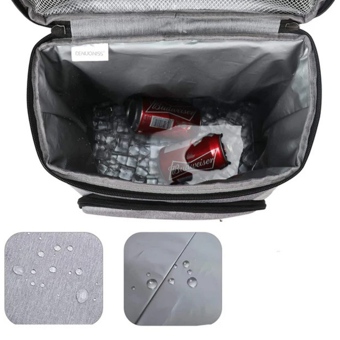 Geïsoleerde Koelrugzak 18L 30L Lekvrij Waterdicht voor Picknick Camping Wandelen Strand Festivals Outdoor
