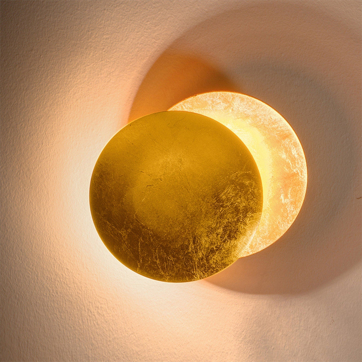 Wandlamp met Maanlicht LED Moderne Scandinavische Stijl Rond Warm Wit Zwart Wit Goud 20 25 cm Sfeerlicht