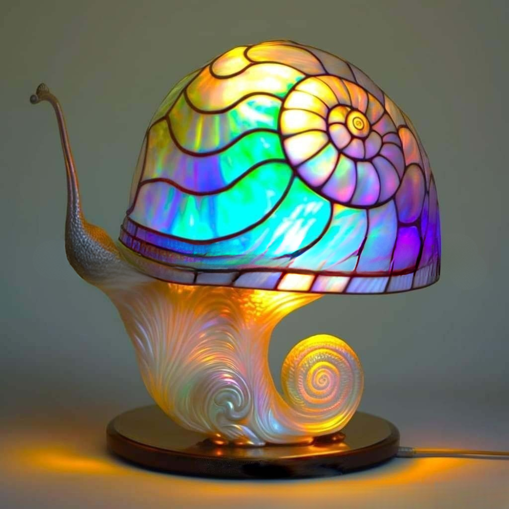 Decoratieve Tafelverlichting met Gekleurd Glasmozaïek - Wolf, Schildpad, Leeuw, Olifant - Sfeervolle Tafellamp 15cm