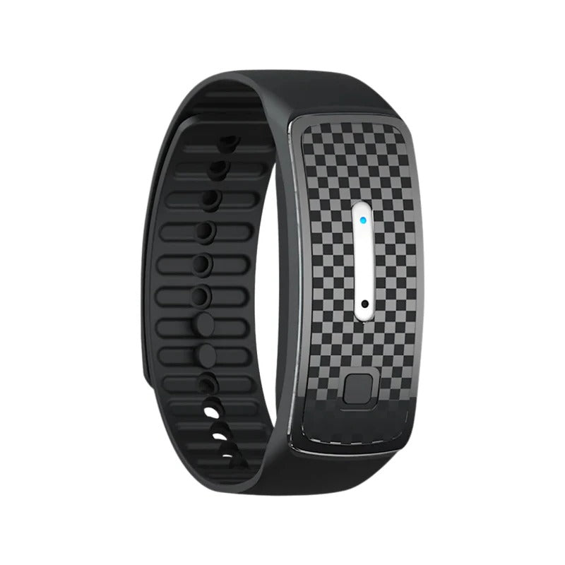 Anti-Muggen Armband Ultrasonisch Afweersysteem Oplaadbaar Waterdicht Verstelbaar Outdoor Camping Wandelen