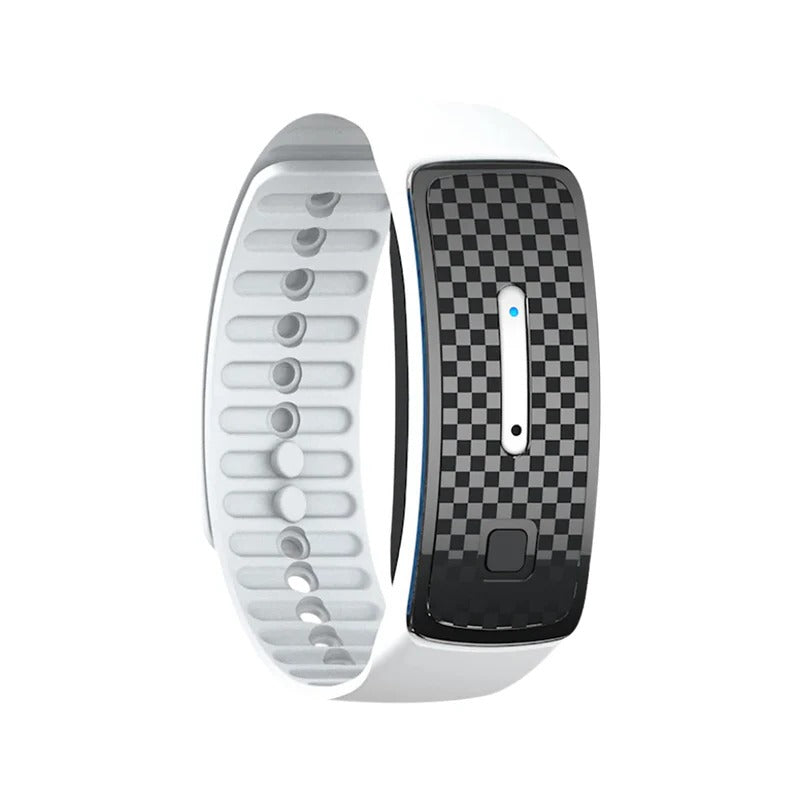 Anti-Muggen Armband Ultrasonisch Afweersysteem Oplaadbaar Waterdicht Verstelbaar Outdoor Camping Wandelen