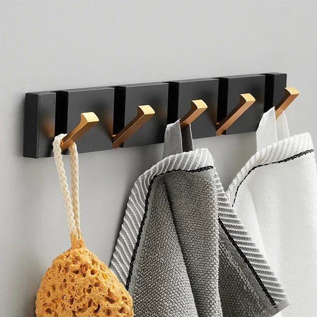 Opvouwbare Wandhaak van Roestvrij Staal - Ruimtebesparend & Minimalistisch Design