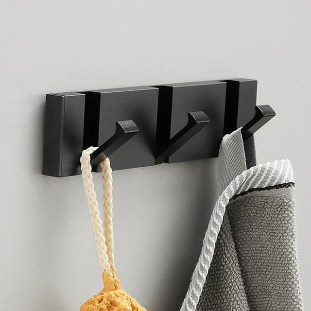 Opvouwbare Wandhaak van Roestvrij Staal - Ruimtebesparend & Minimalistisch Design