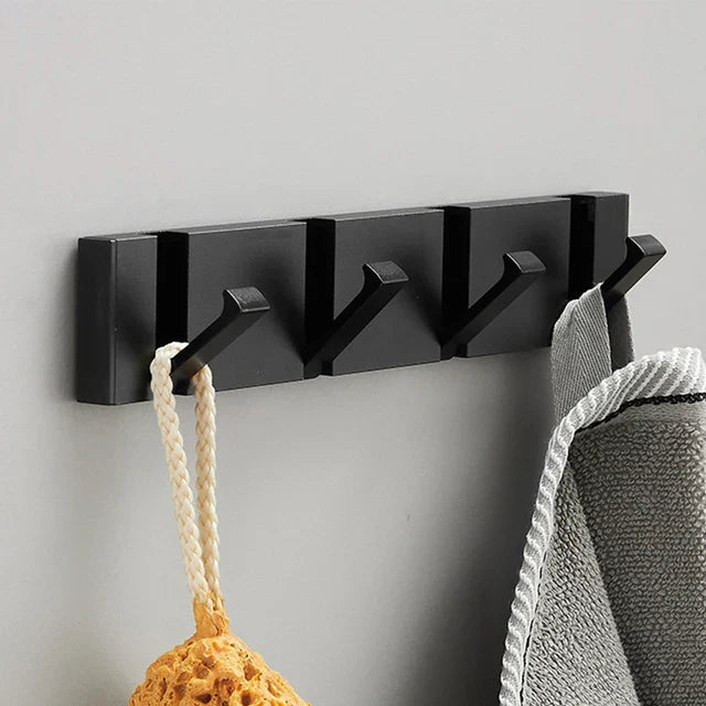Opvouwbare Wandhaak van Roestvrij Staal - Ruimtebesparend & Minimalistisch Design