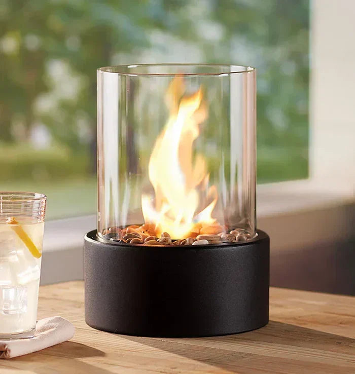 Draagbare Tafellatern met Flikkerende Vlam Sfeerverlichting Modern