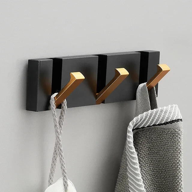 Opvouwbare Wandhaak van Roestvrij Staal - Ruimtebesparend & Minimalistisch Design