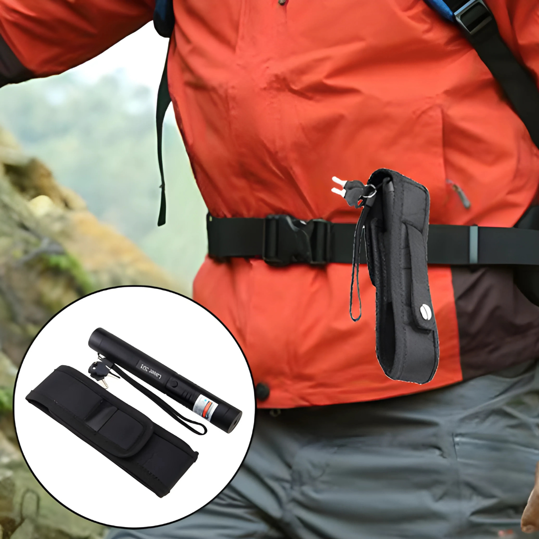 Krachtige Laserpointer Zaklamp met Instelbare Focus en USB Oplaadbaar - Bereik tot 10.000 Meter