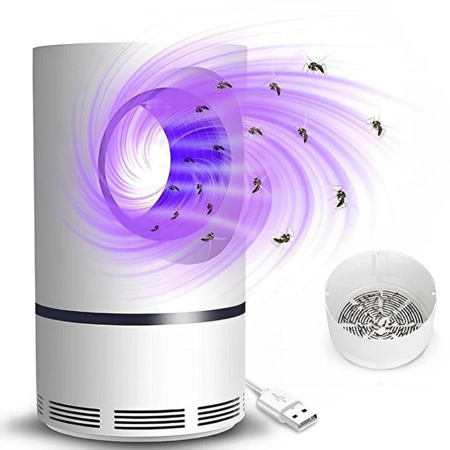 UV-Licht Insectenval Elektrisch - Muggenbestrijding Binnen & Buiten - Veilig voor Gezin en Huisdieren - Stil & Chemicaliënvrij - USB-Voeding - Energiezuinig