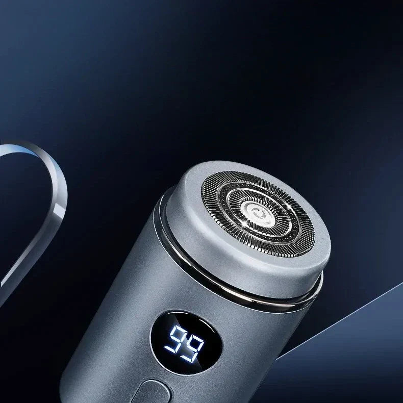 Compacte Draagbare Elektrische Scheerapparaat - Miniformat Reisscheerder met Oplaadbare Batterij - Gladde Precisie Scheerbeurt