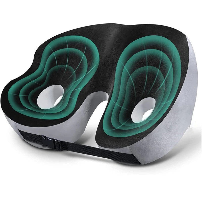 Ergonomisch Zitkussen Memory Foam Zitbeenontlasting Rugsteun Bureau Auto Stoel Orthopedisch Comfort Kantoor