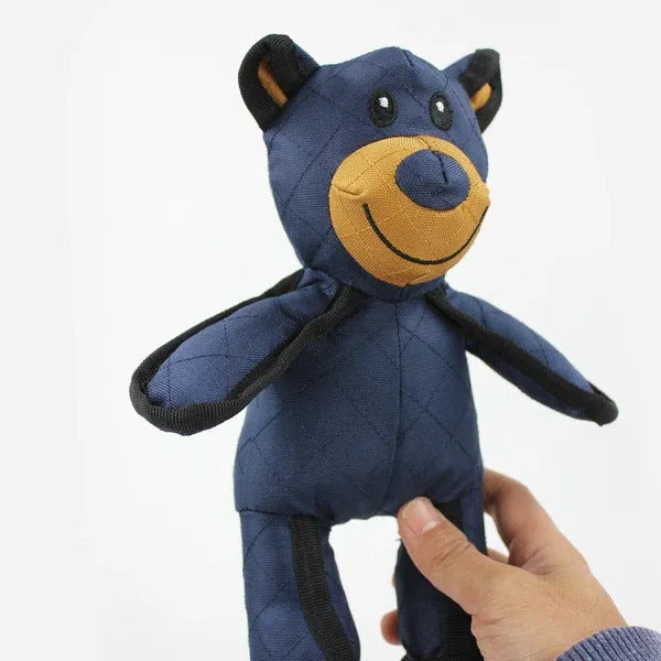Knuffelbaar Berenknuffel Hondenspeelgoed voor Intensieve Kauwers met Pieper Duurzaam Pluche Speeltje Hond
