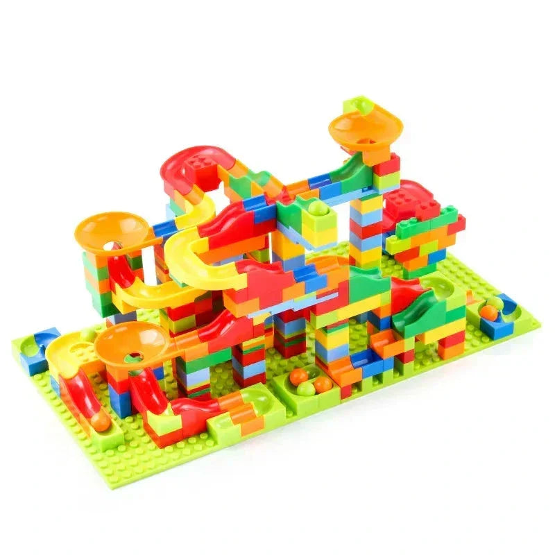 Knikkerbaan Bouwset 3+ Jaar Educatief Speelgoed Logica Motoriek Ontwikkeling Creatief Constructiespeelgoed