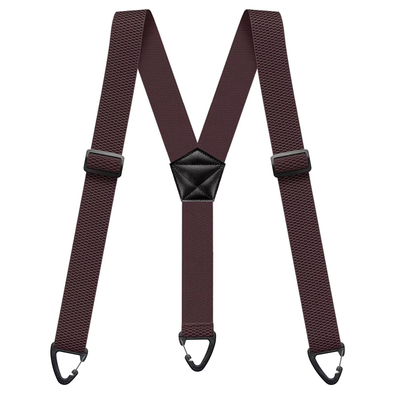 Verstelbare Bretels Heren X-Rug Y-Vorm Elastisch 3,5cm Breed Metalen Clips Werkkleding Casual Formeel