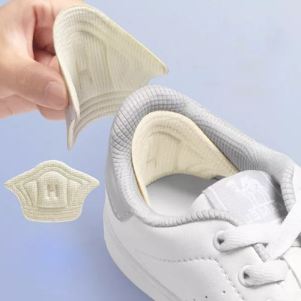 Hielkussens Antislip Zelfklevend Beige Zwart Foam Hielbescherming Comfort Sneakers Hakken Schoenverzorging