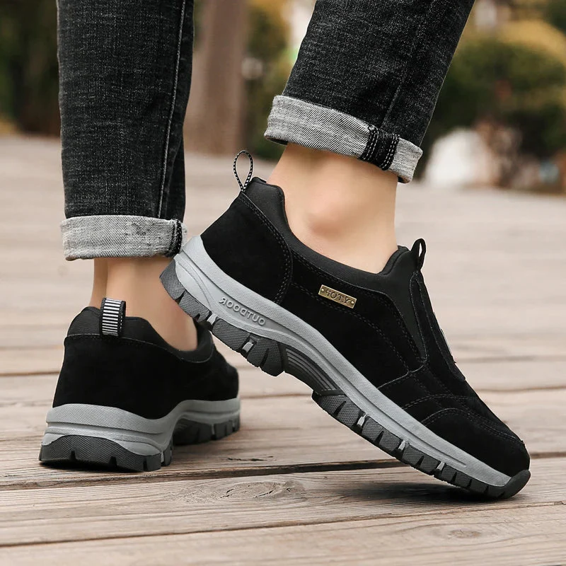 Orthopedische Wandelschoenen met Voetsteun en Antislip Zool voor Outdoor Wandelen en Dagelijks Gebruik