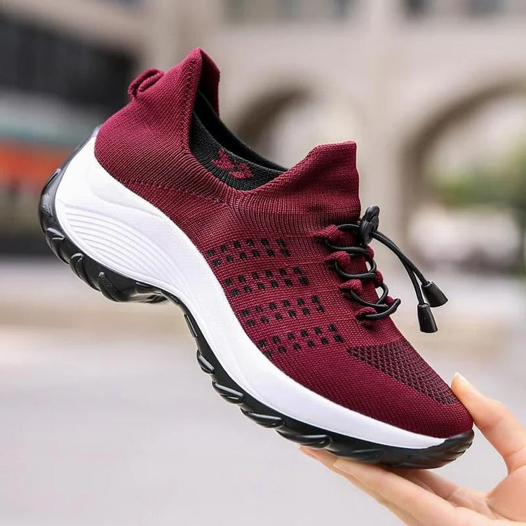 Orthopedische Sneakers met Brede Pasvorm Voetboogondersteuning en Demping voor Maximaal Loopcomfort Dagelijks