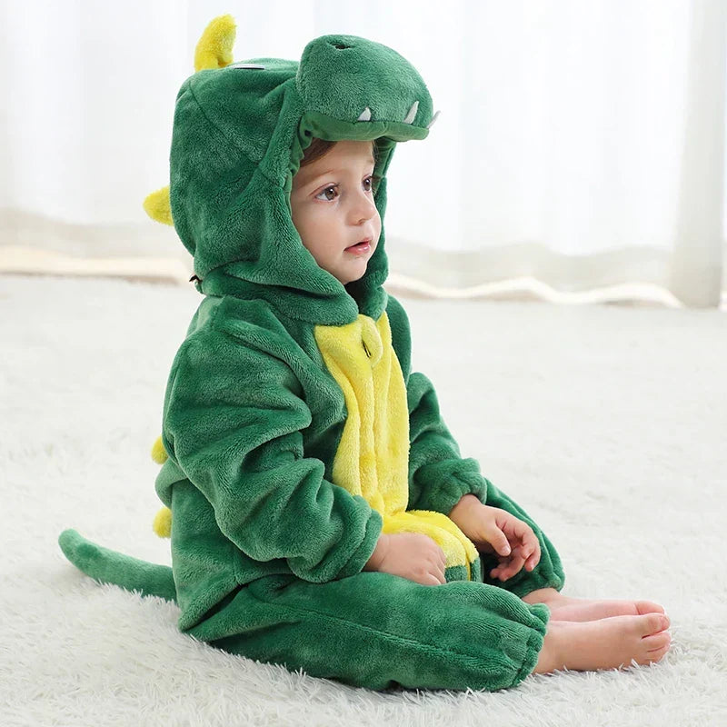 Baby onesie panda katoen polyester zwart wit baby pyjama dierenpak met capuchon uniseks huispak peuter