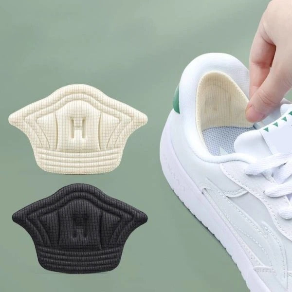 Hielkussens Antislip Zelfklevend Beige Zwart Foam Hielbescherming Comfort Sneakers Hakken Schoenverzorging