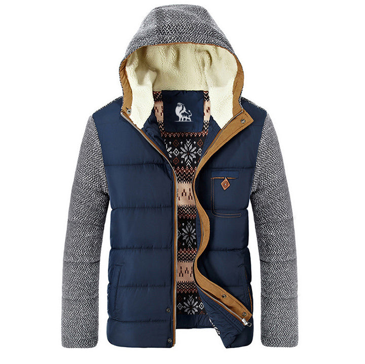 Warme Fleece Winterjas Waterafstotend Geïsoleerd Heren Outdoorkleding Wandelen Skiën Navy Zwart Grijs