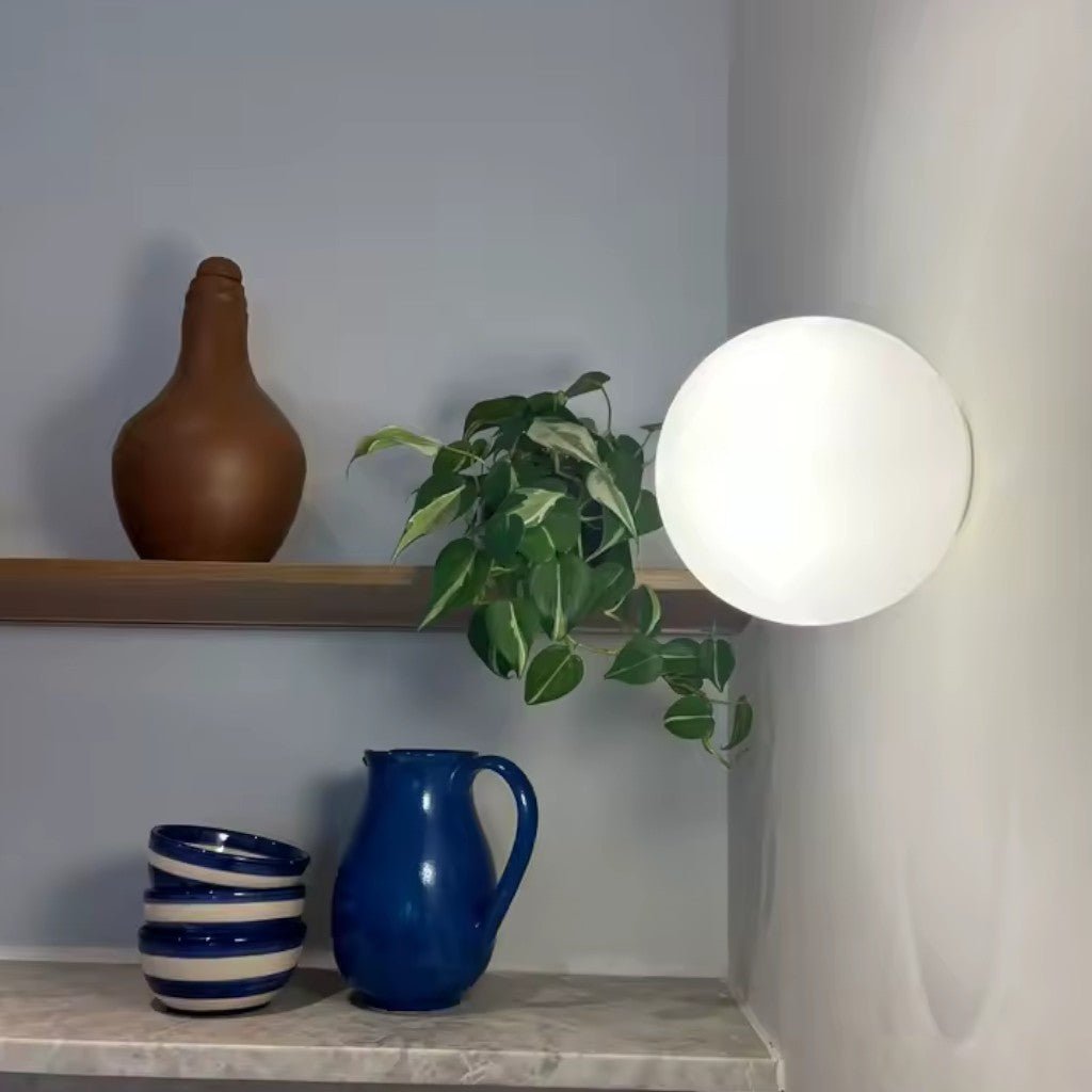 Wandlamp Bol Matglas G9 LED Wit 12-18cm Zwevend Design Moderne Verlichting voor Hal Badkamer Slaapkamer Woonkamer