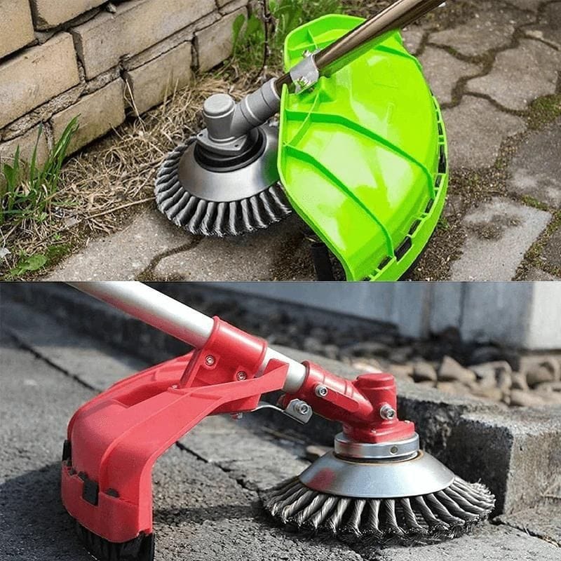Trimmerkop Koolstofstaal voor Grastrimmer met 36 Gevlochten Draden Onkruidverwijdering Tegels Terras 15 cm