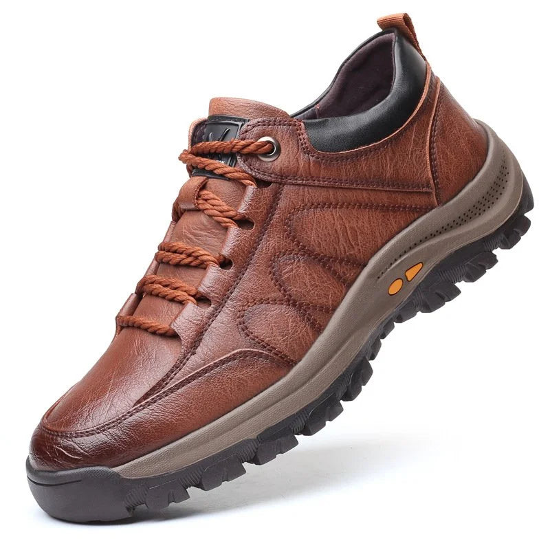 Leren Herenschoenen Handgemaakt Comfortabel Casual Ademend Loafers