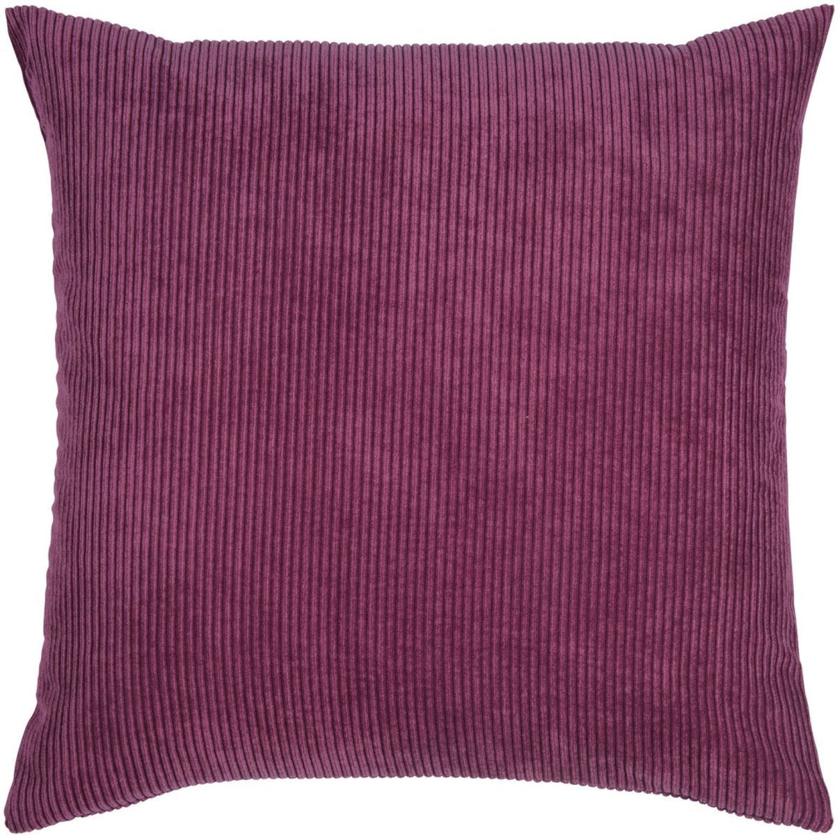 Kussenhoes met Corduroy Look - Zachte Ribfluweel Textuur - Scandinavisch Woonaccent - Vierkante Hoes voor Bank en Stoel