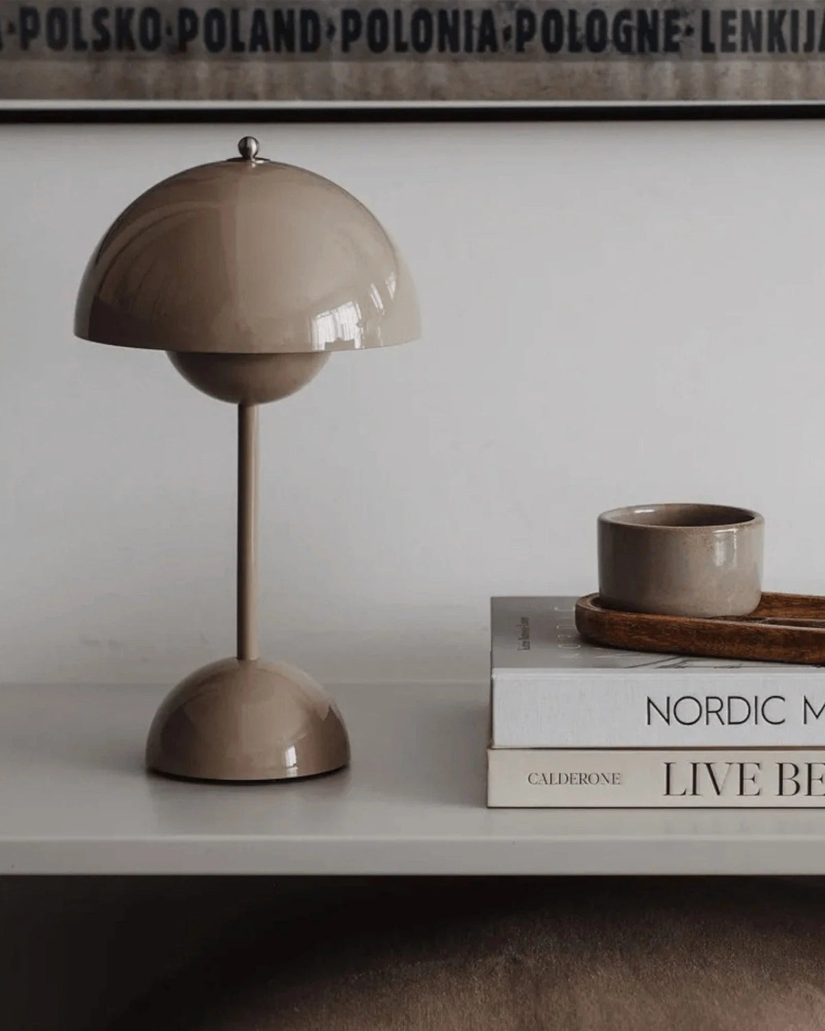 Tafellamp LED Metaal 28cm Grijs Dimbaar Bureau Nachtkast Scandinavisch Design Lamp Modern Minimalistisch